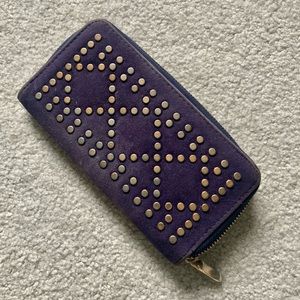 suede wallet